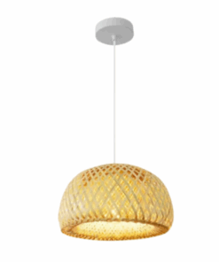 PENDENTE RUSTICO BAMBU NATURAL E27 - LPB007 - NITROLUX