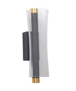 ARANDELA LED 10W 3000K - ALA005D - DOURADA - NITROLUX