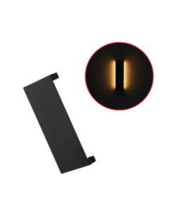 ARANDELA LED BIV - WEZAR - 7W 3000K - 20CM - PRETA - ASTRALED