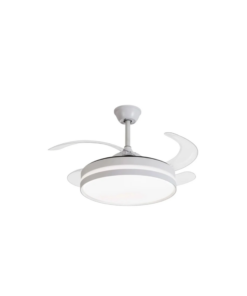 VENTILADOR LED FASCINO 3 TONS 4 PAS - BRANCO - CTB